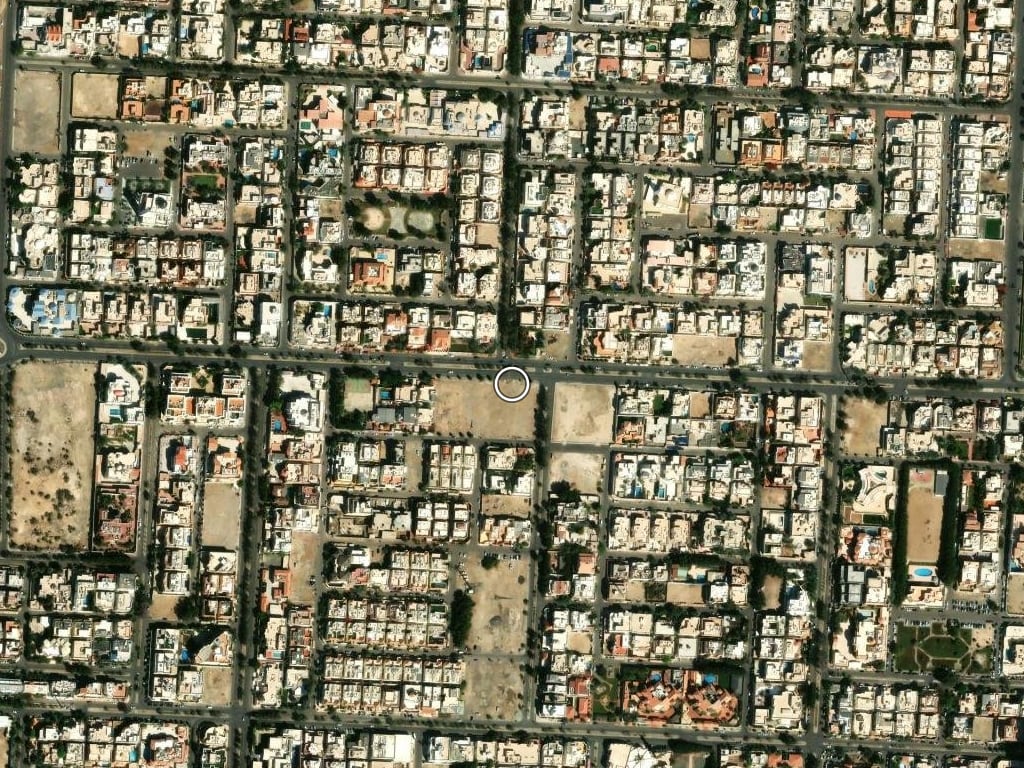 Satellite view of the plot — Plot of 450 sqm, Al Shati 1