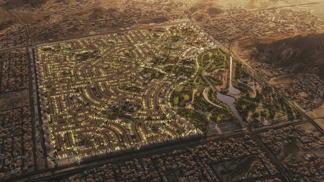 منظر جوي — أصيل الغروب ٢، المدينة المنورة