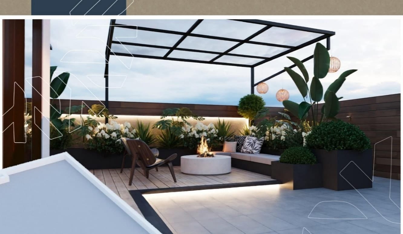 Roof terrace — Danyah Villas, Al Basateen