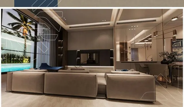 Living room — Danyah Villas, Al Basateen