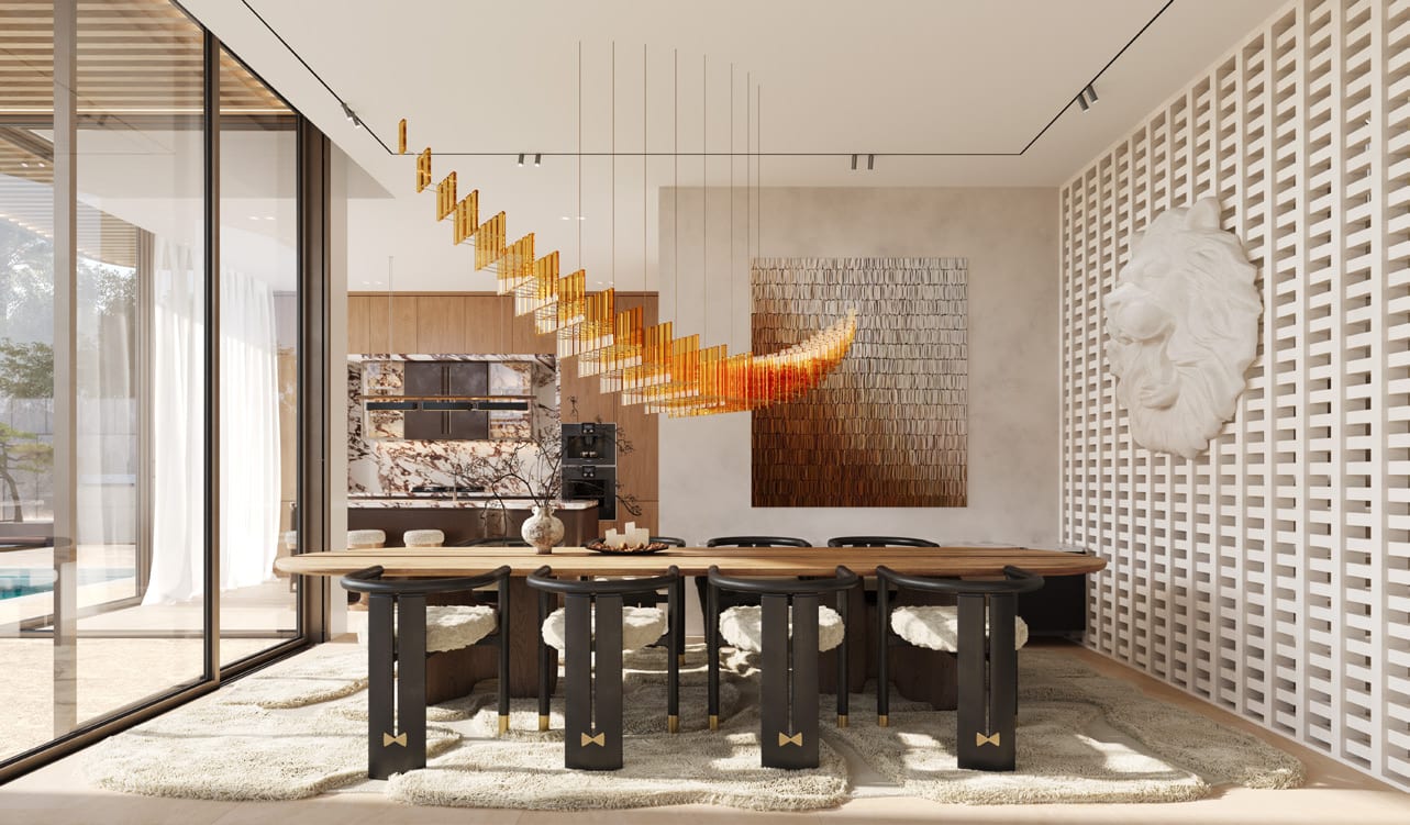 Dining room — Knightsbridge Villas, Meydan District 11