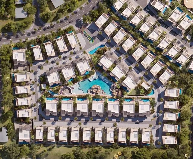 Aerial view — Knightsbridge Villas, Meydan District 11