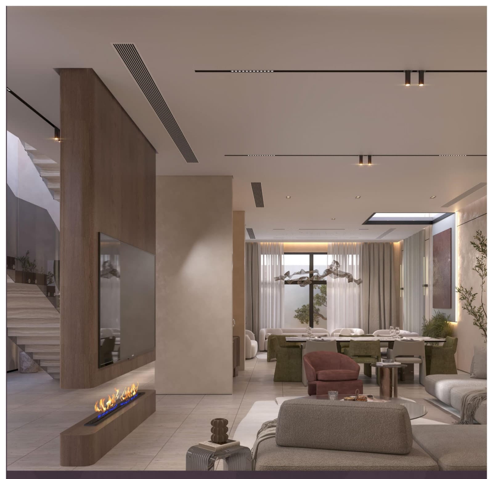 Living room — Modern Villa in Al Shati, Jeddah