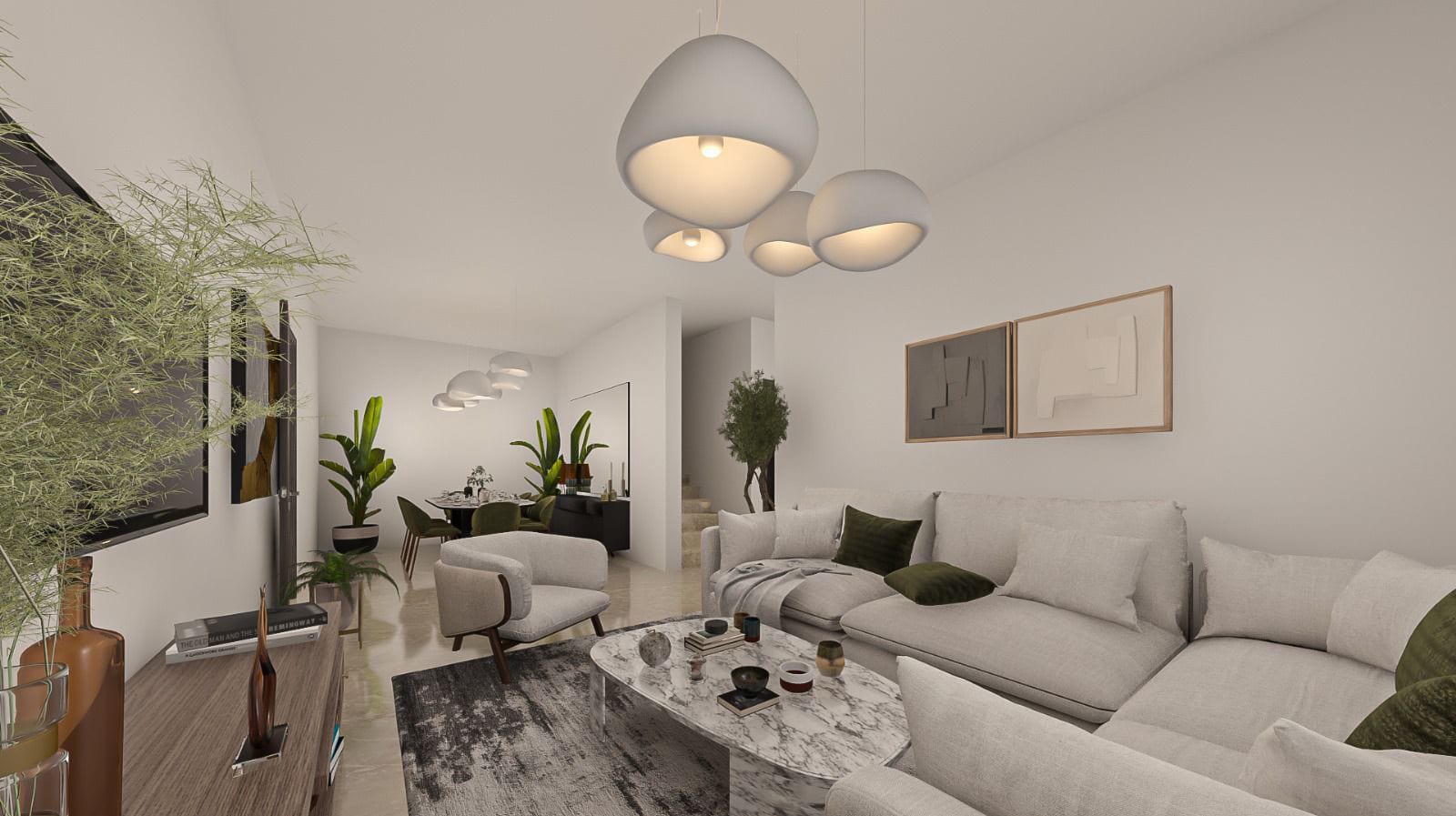 Living room — Nuzul Khayala Residences, North Jeddah