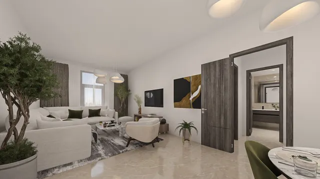 Living room — Nuzul Khayala Residences, North Jeddah