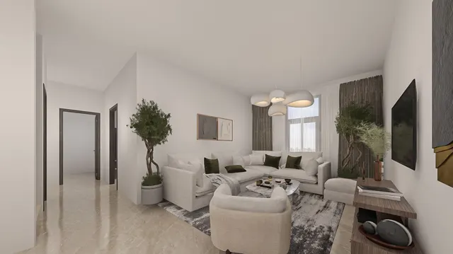 Living room — Nuzul Khayala Residences, North Jeddah