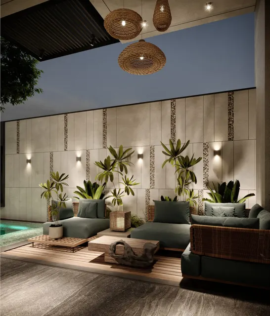 Lounge — Private Villa in Al Khalidiyah. Architectural visualisations supplied for this villa.