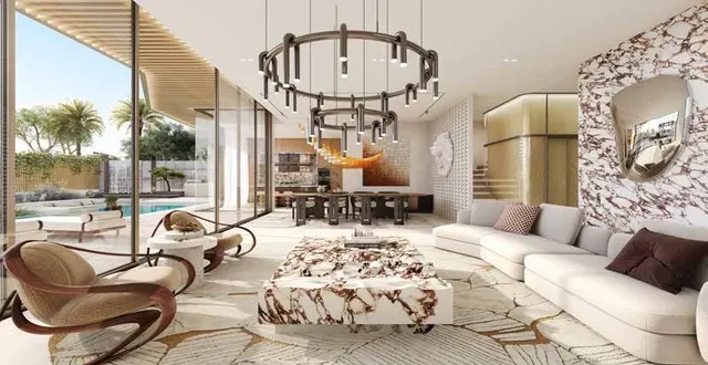 Living room — The Knightsbridge Villas, Meydan District 11