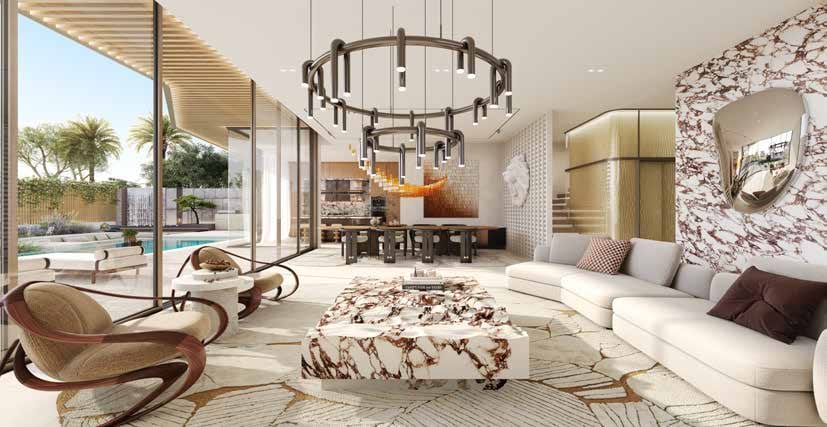 Living room — The Knightsbridge Villas, Meydan District 11