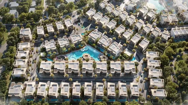 Aerial view — The Knightsbridge Villas, Meydan District 11