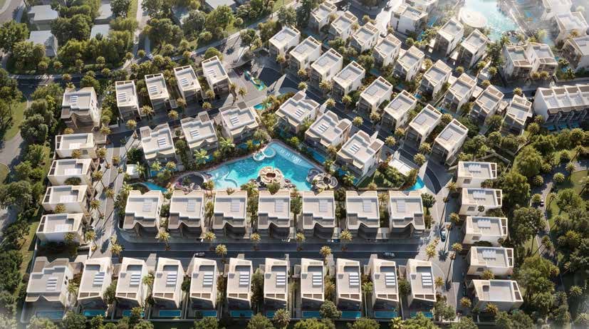 Aerial view — The Knightsbridge Villas, Meydan District 11